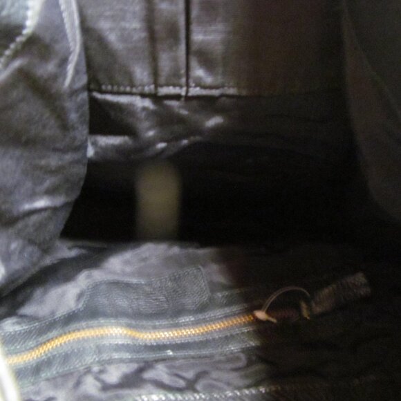 Below the Belt, Black Slouchy Hobo with Gold Grommets, Large - Picture 5 of 7